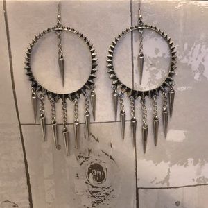 Fun Metal Dagger Earrings